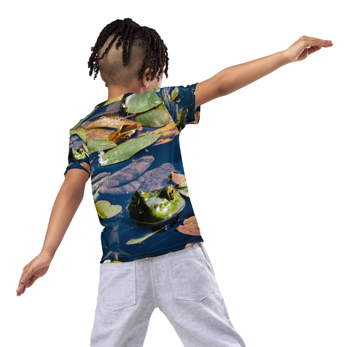 Green Frog - Kids crew neck t-shirt