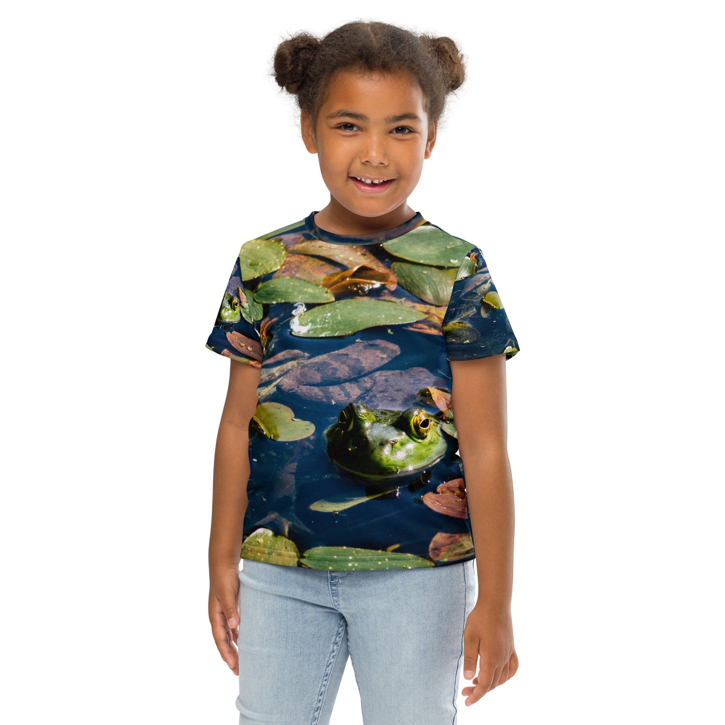Green Frog - Kids crew neck t-shirt