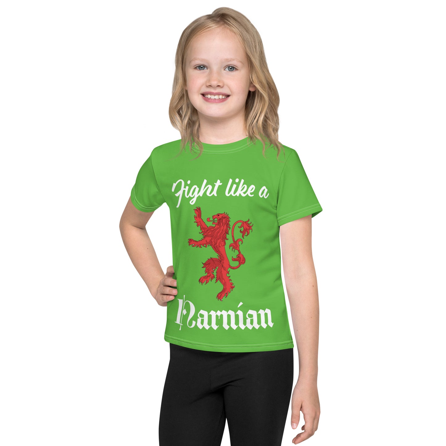 Fight like a Narnian - Kids crew neck t-shirt
