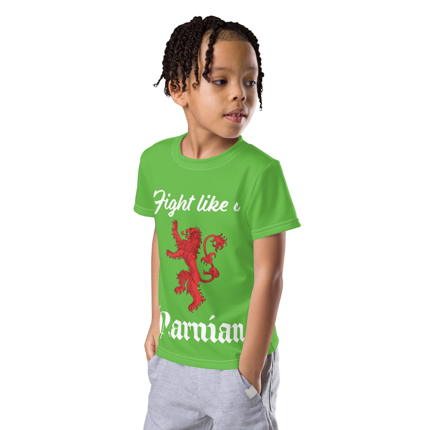 Fight like a Narnian - Kids crew neck t-shirt