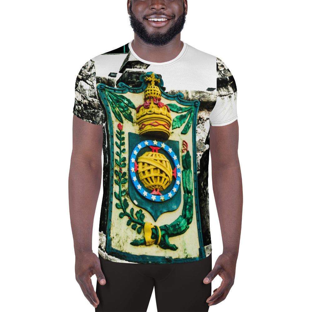 Brasão Brazil Império - Men's Athletic T-shirt