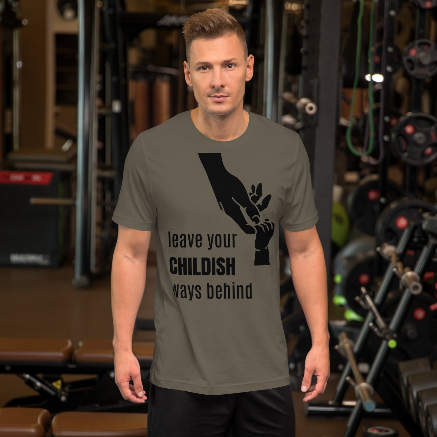 Leave your childish ways behind - Unisex t-shirt