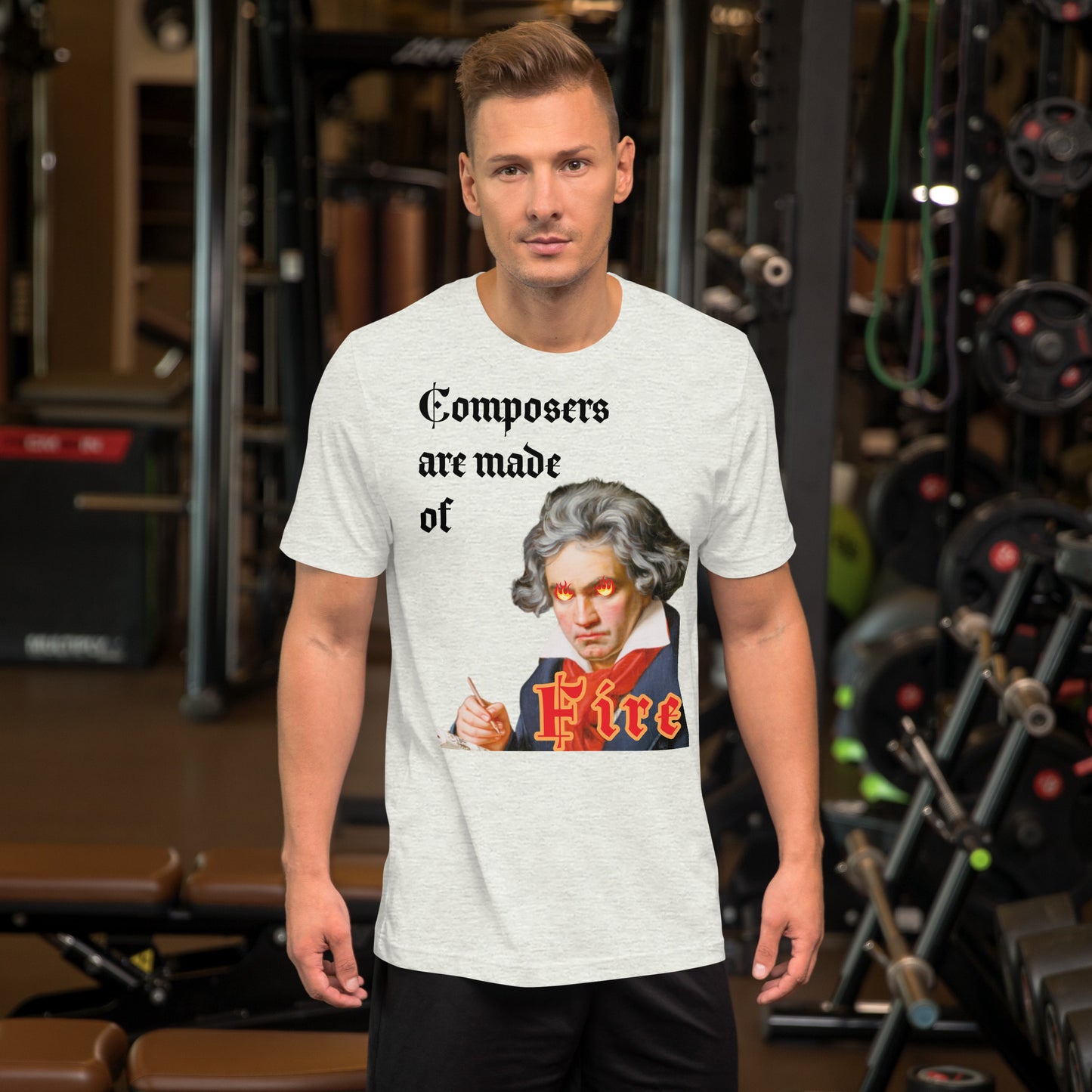 Beethoven - Composers are made of fire - Unisex t-shirt