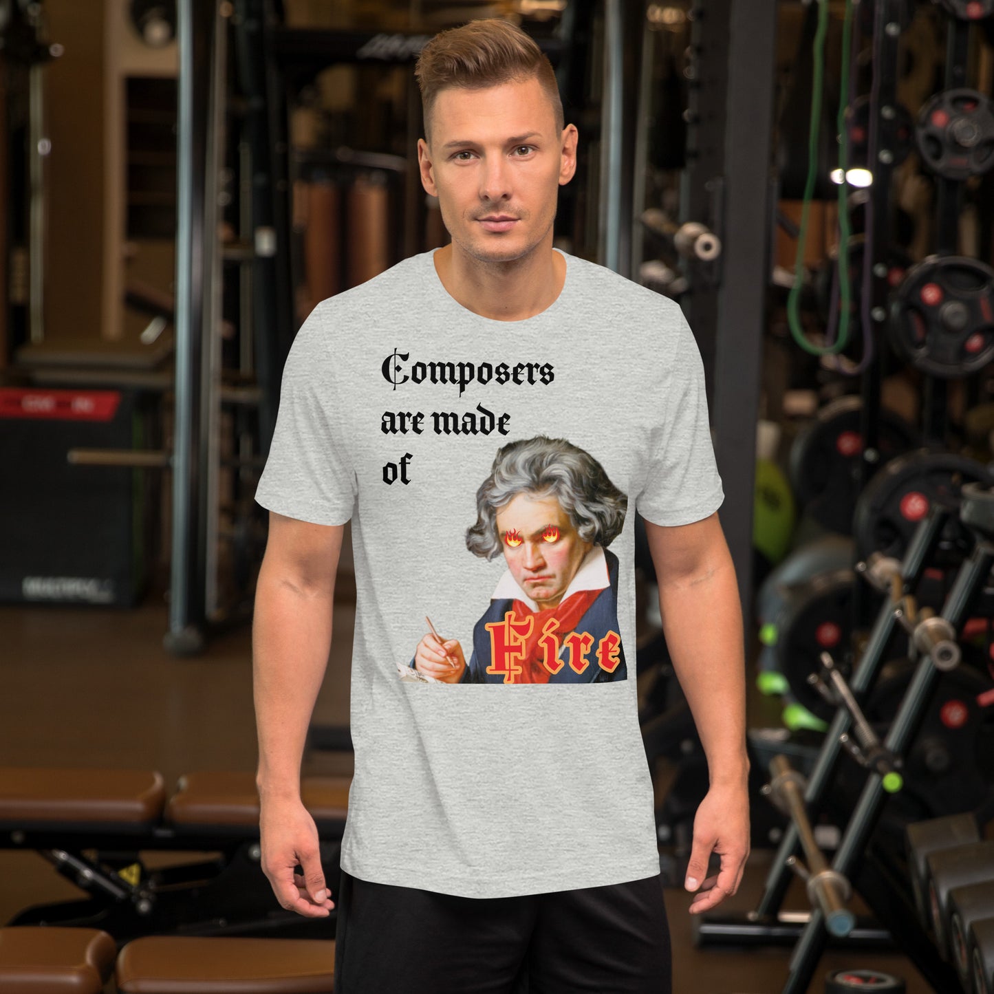 Beethoven - Composers are made of fire - Unisex t-shirt