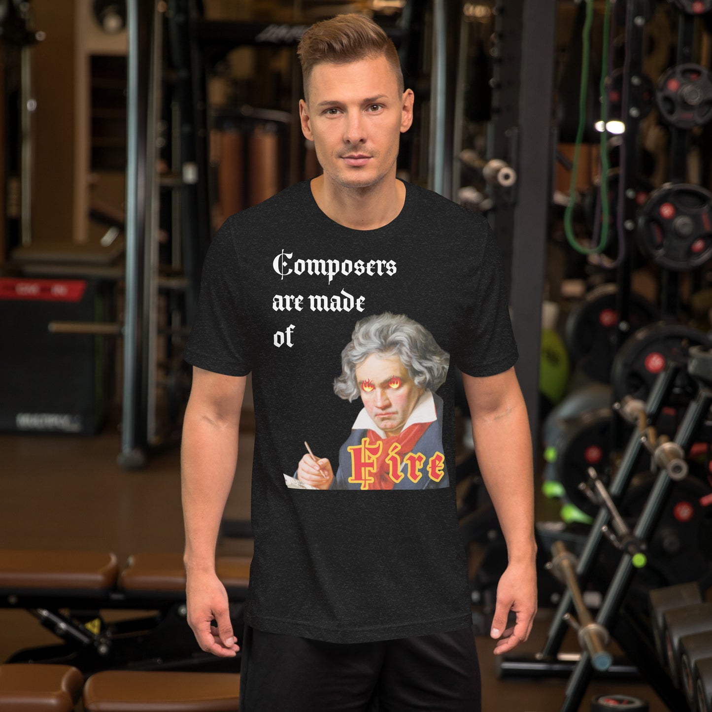 Beethoven - Composers are made of fire - Unisex t-shirt