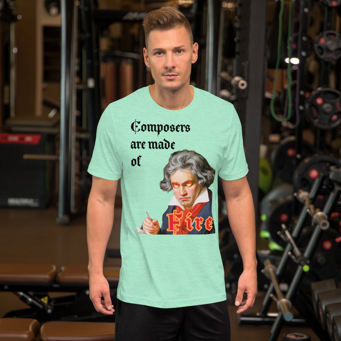 Beethoven - Composers are made of fire - Unisex t-shirt