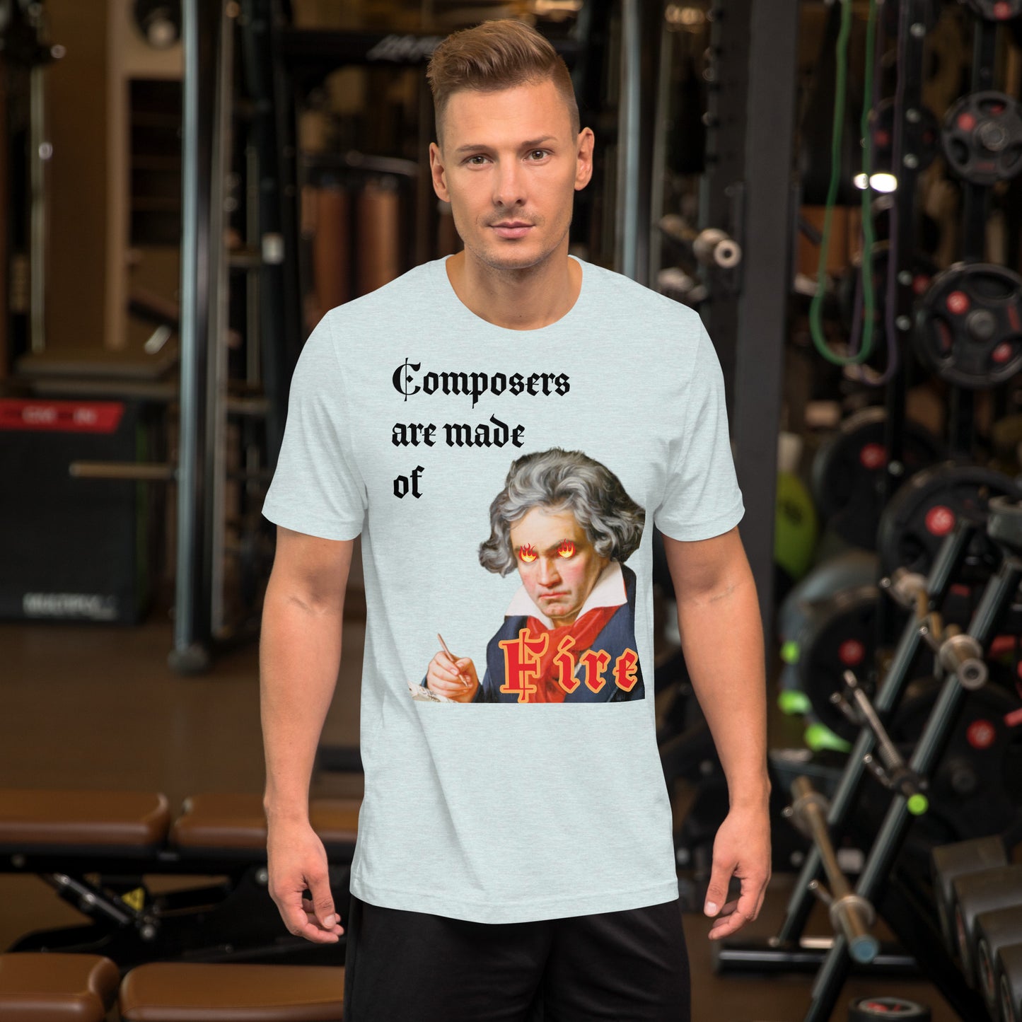 Beethoven - Composers are made of fire - Unisex t-shirt