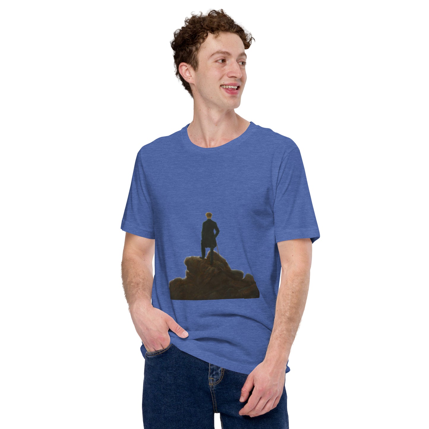 Friederich - Wanderer above the sea of fog - Unisex t-shirt