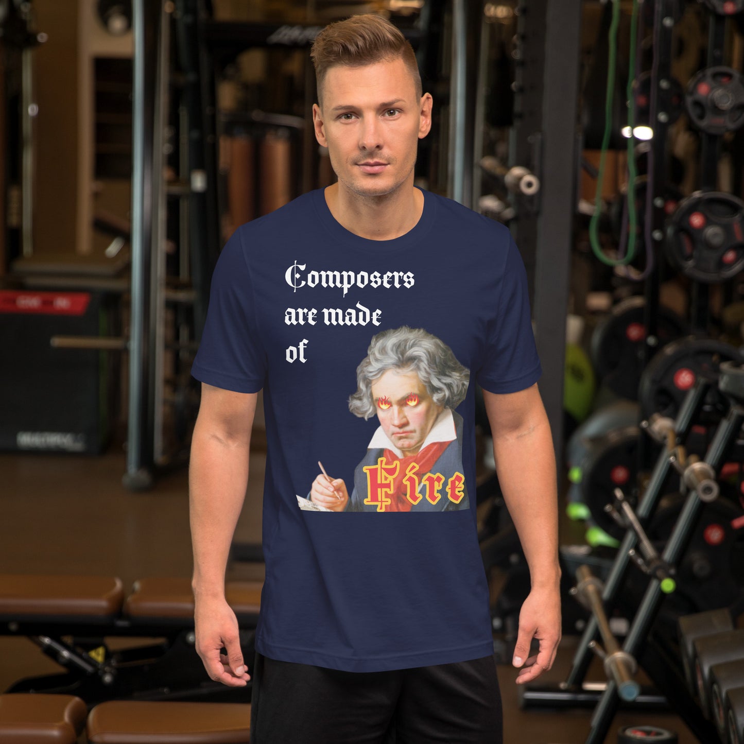Beethoven - Composers are made of fire - Unisex t-shirt