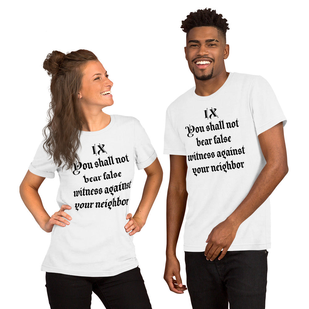 Ninth Commandment - Unisex t-shirt