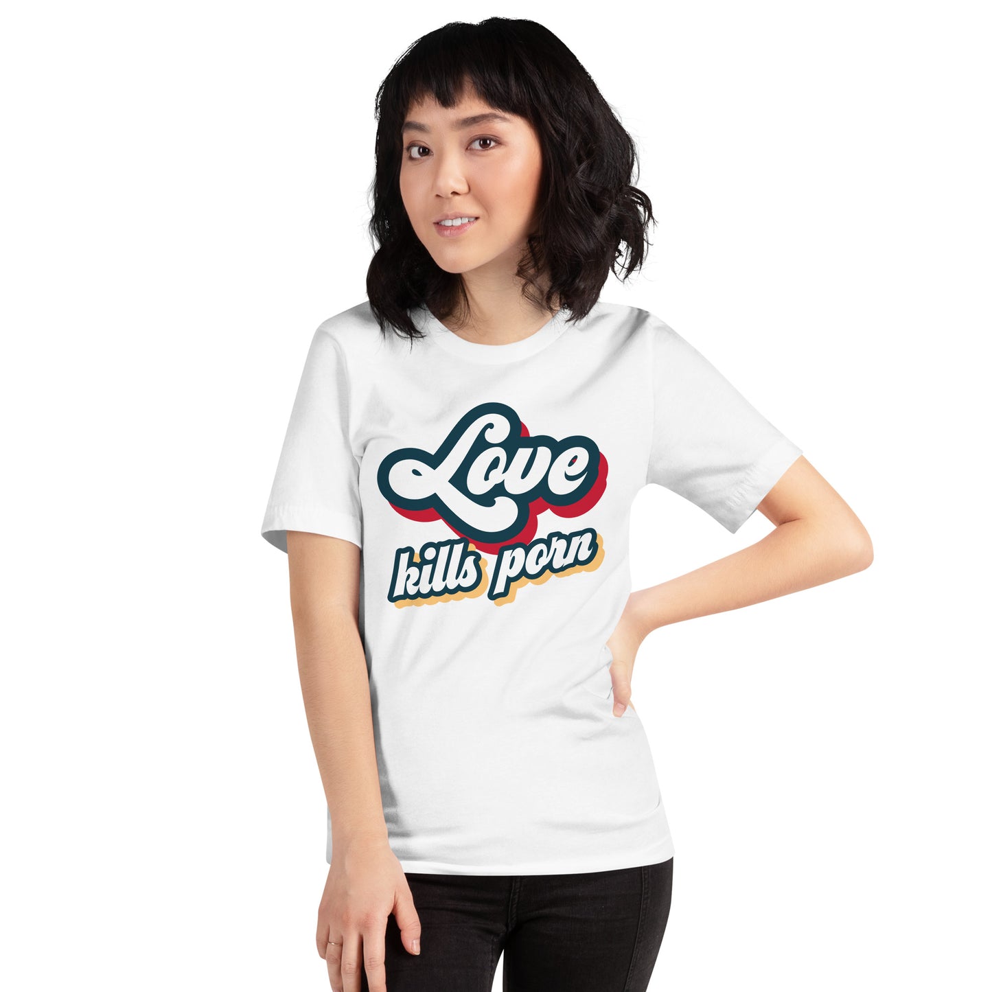Love Kills Porn - Unisex t-shirt