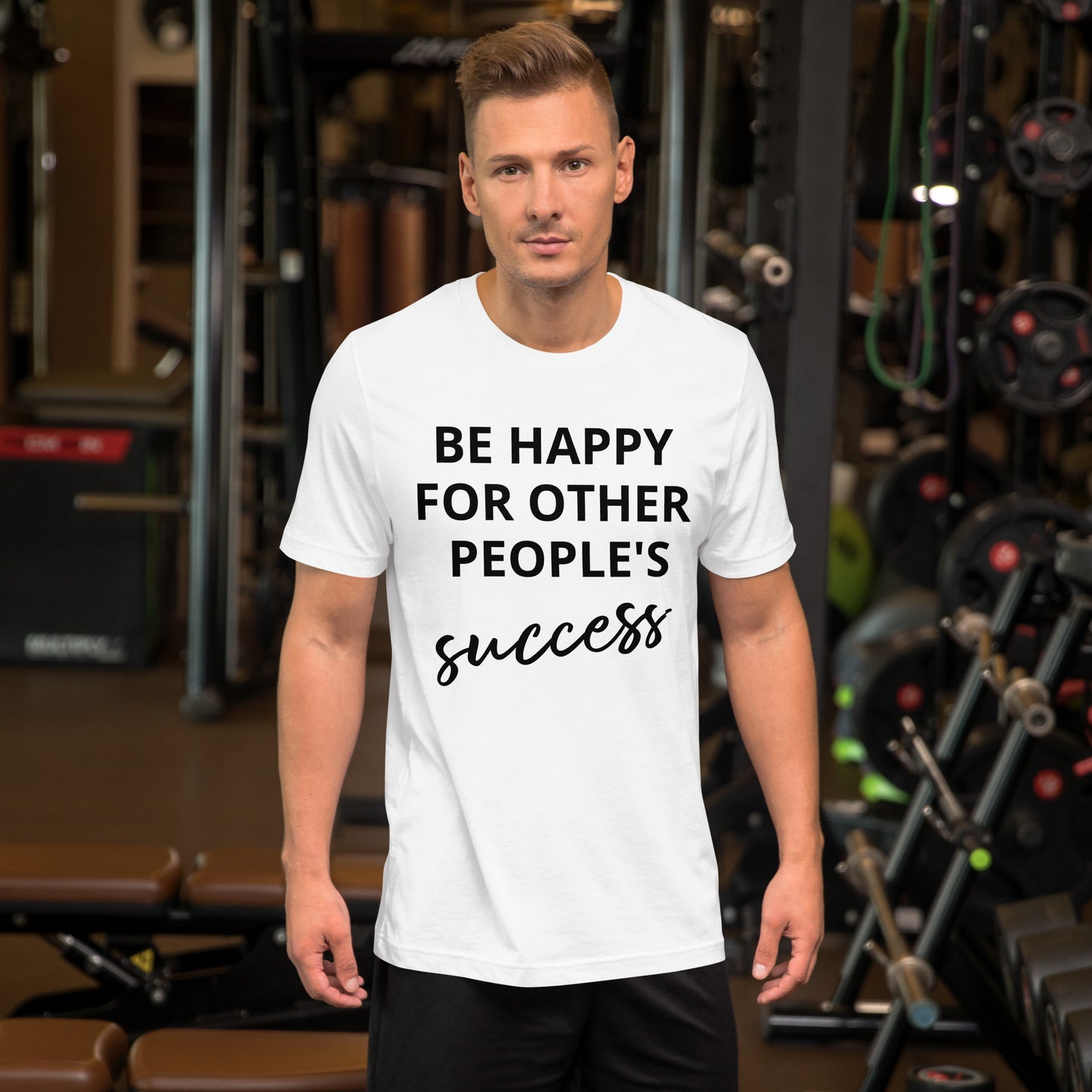 Fique feliz pelo sucesso dos outros - Camiseta unissex