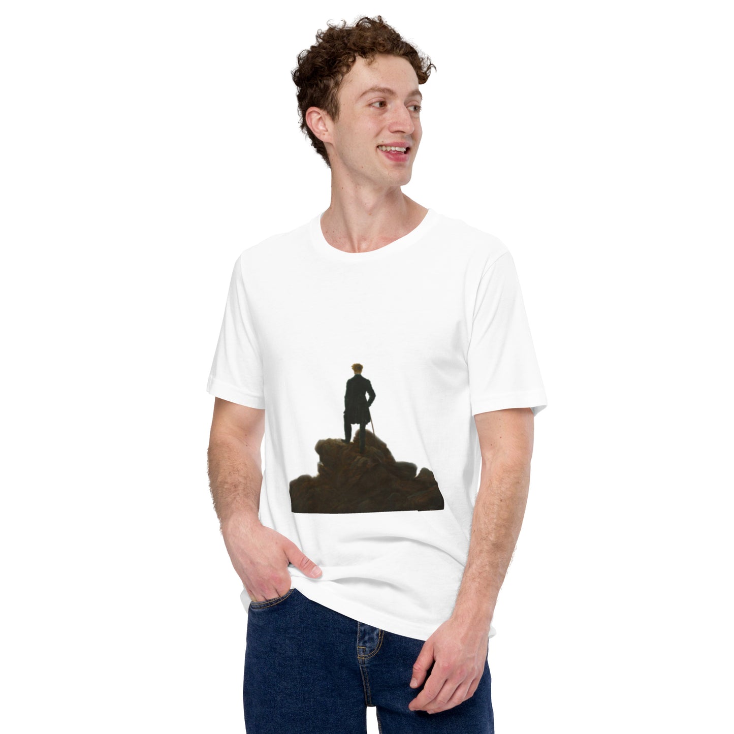 Friederich - Wanderer above the sea of fog - Unisex t-shirt