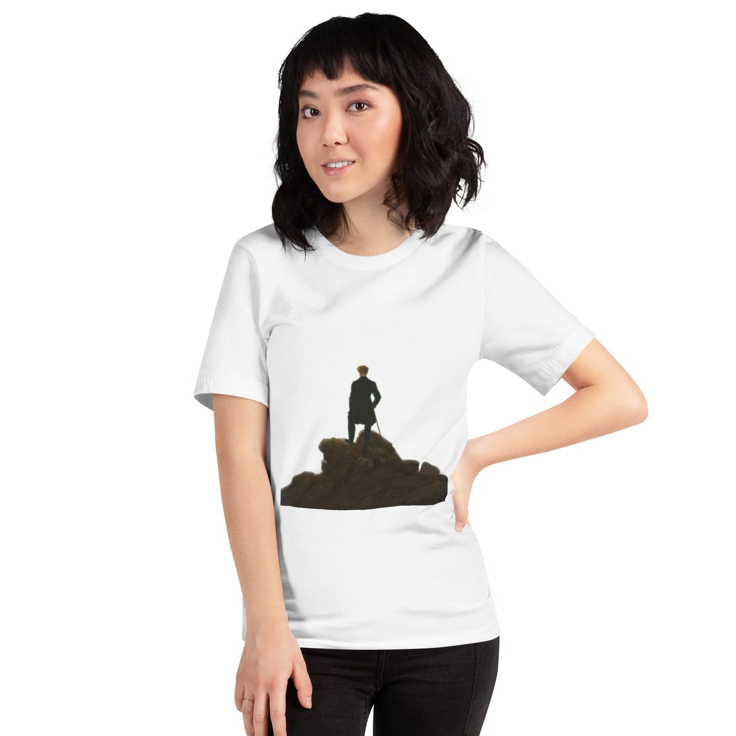 Friederich - Wanderer above the sea of fog - Unisex t-shirt