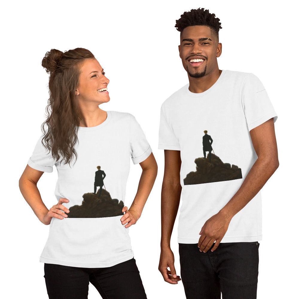 Friederich - Wanderer above the sea of fog - Unisex t-shirt