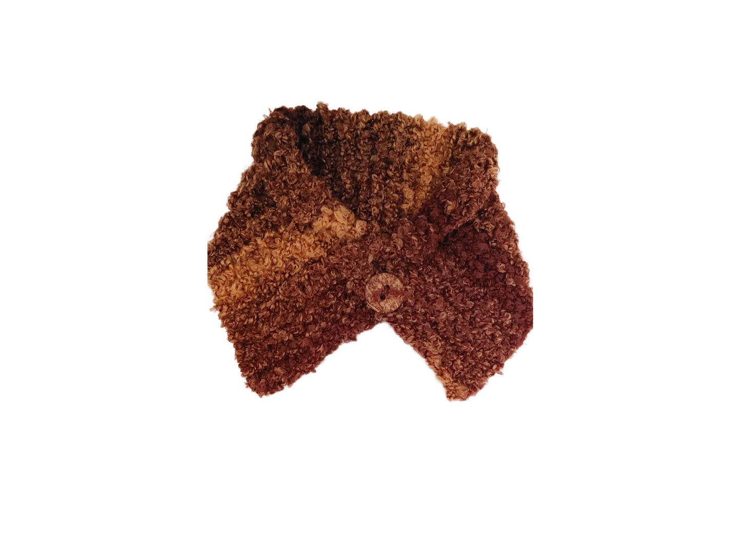 Daisy's Neck Warmer - Brown 1