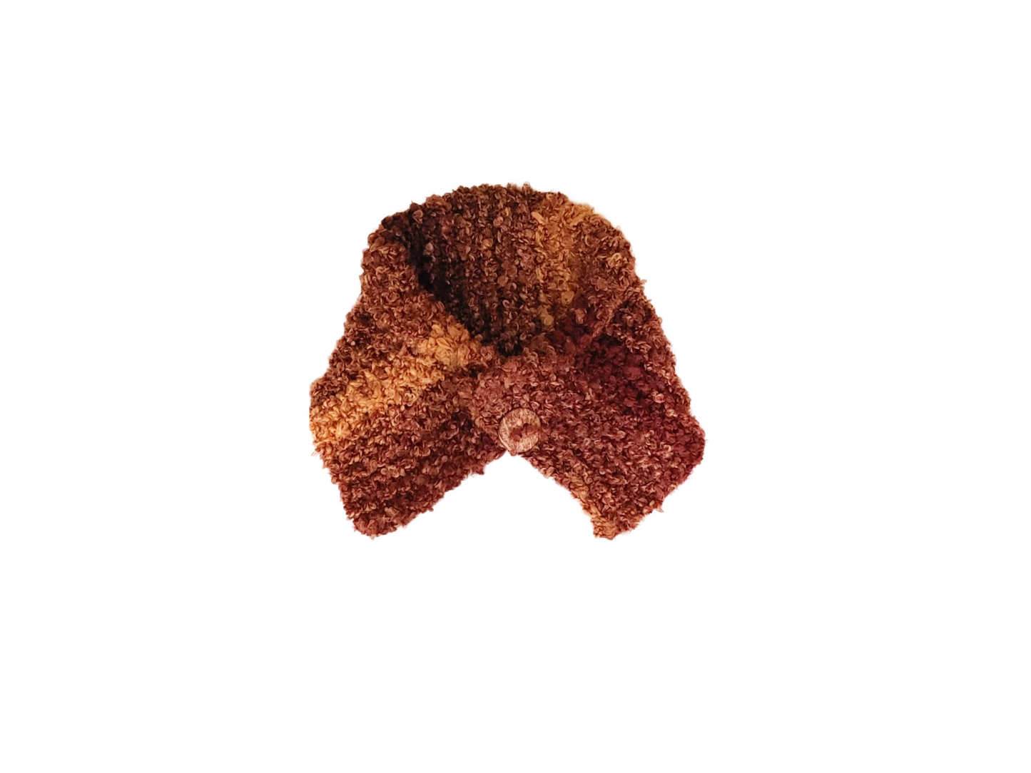 Daisy's Neck Warmer - Brown 1