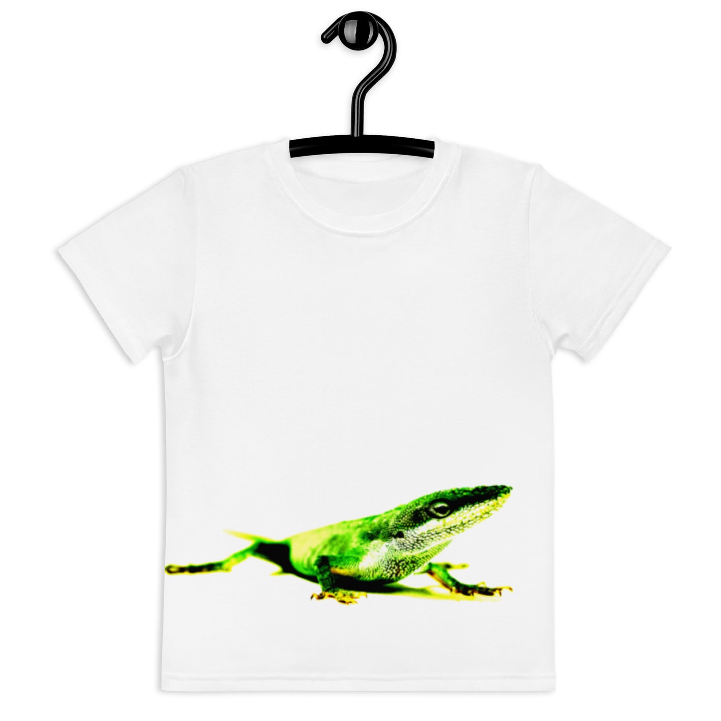 Green Anole Lizard - Kids crew neck t-shirt