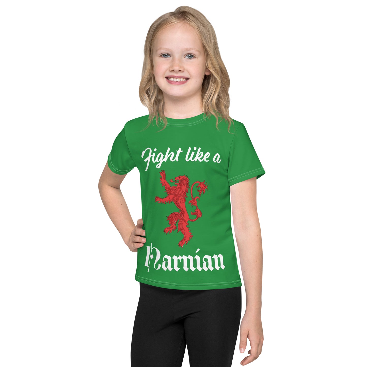 Fight like a Narnian - Kids crew neck t-shirt