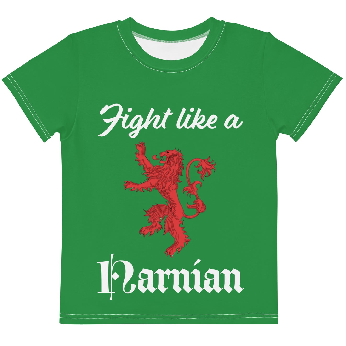 Fight like a Narnian - Kids crew neck t-shirt