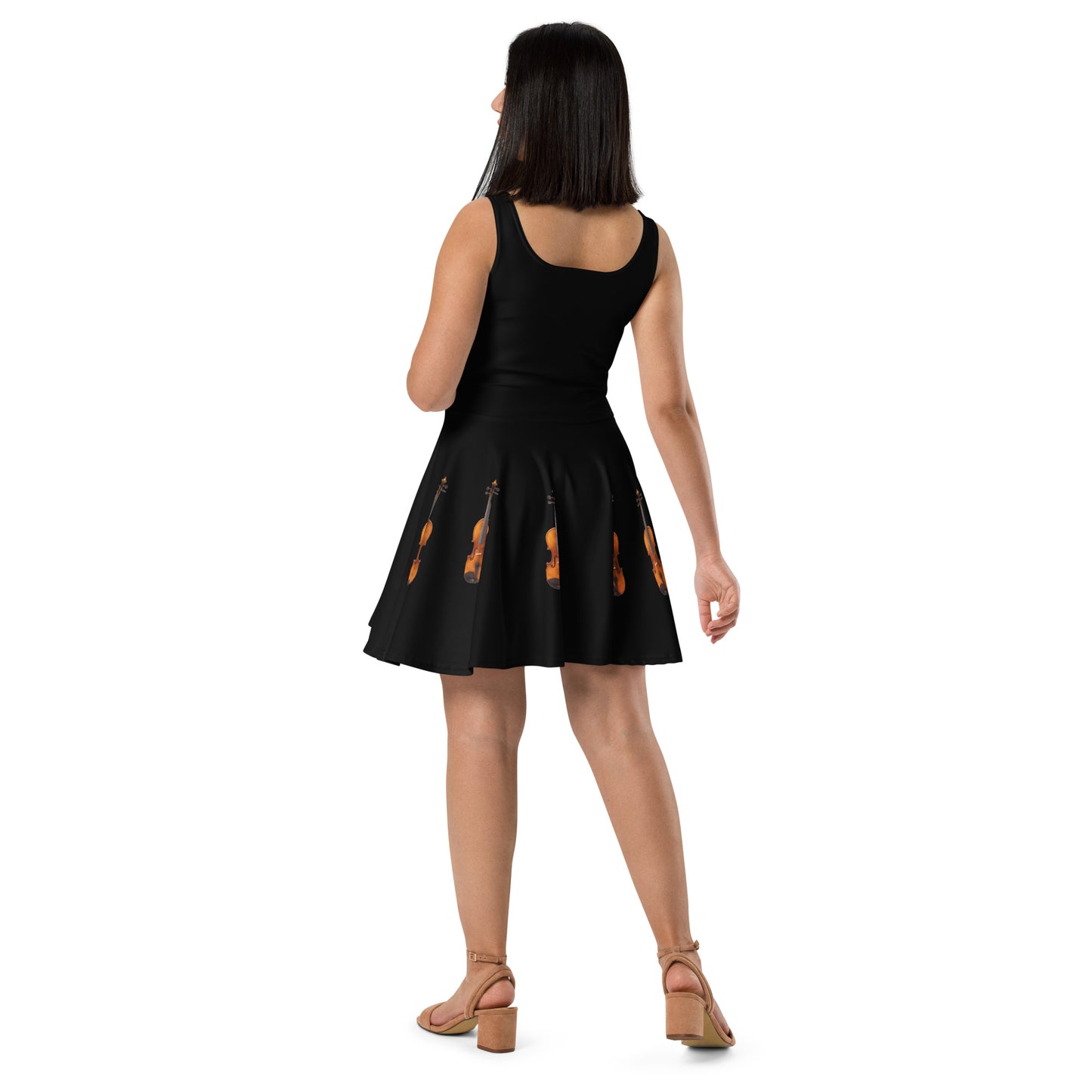 Summer Dress - Violin details (black)