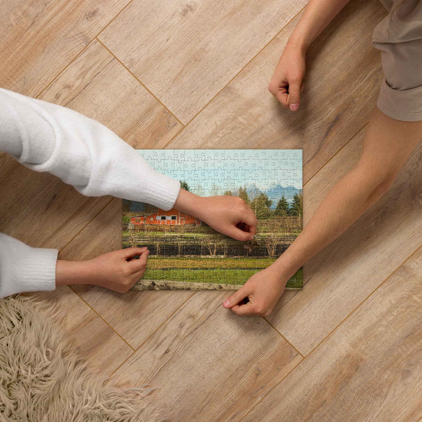 Fort Langley Red Barn - Jigsaw puzzle