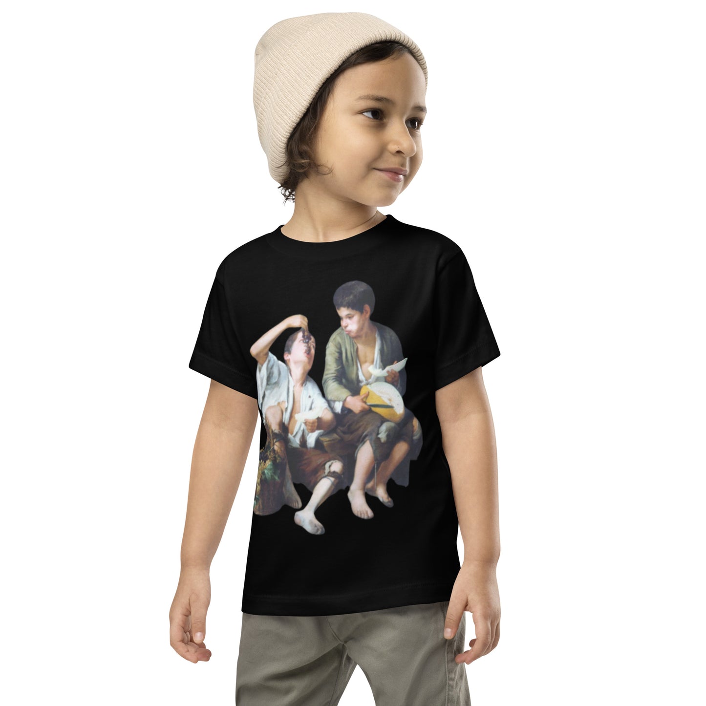 Boys Eating Grapes - Toddler Short Sleeve Tee