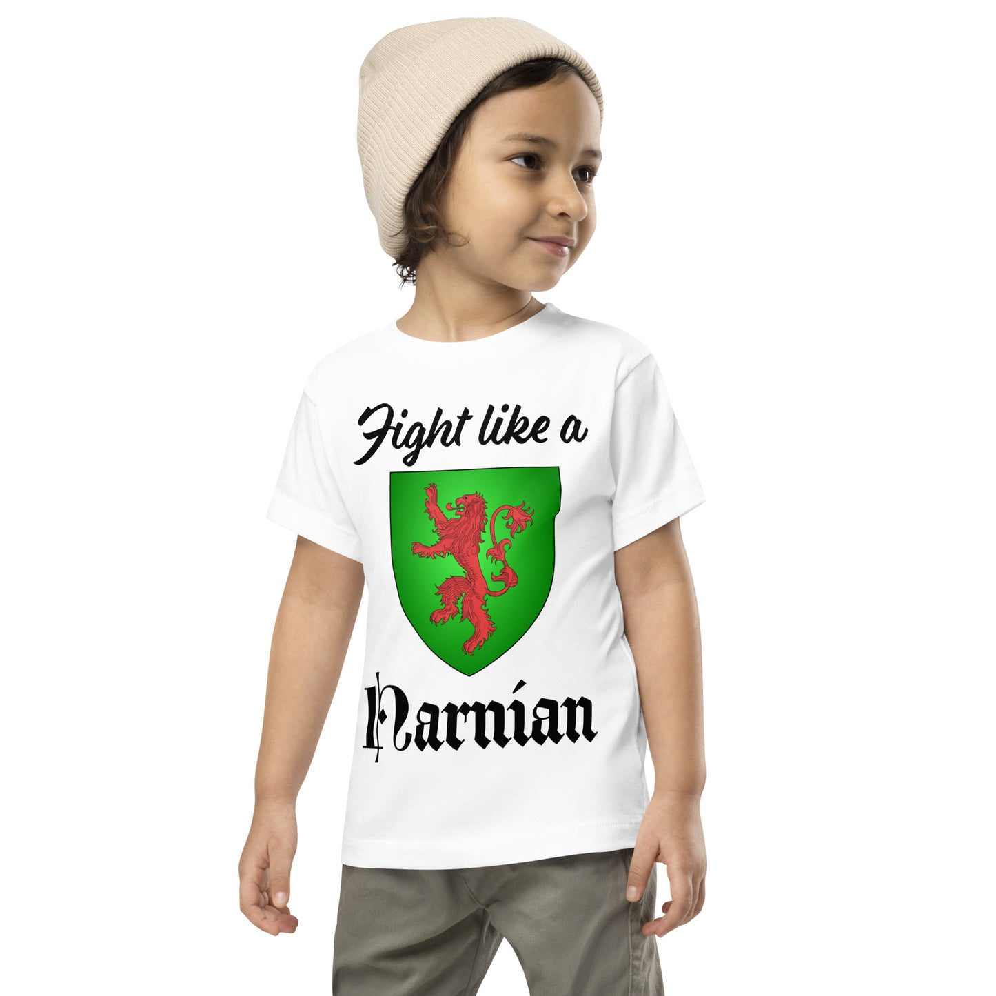 Fight like a Narnian - Toddler Short Sleeve Tee