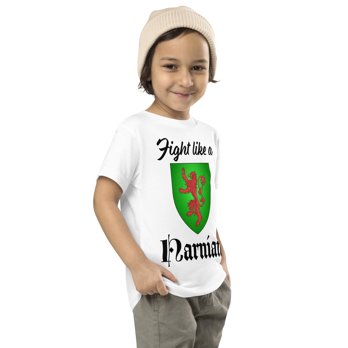 Fight like a Narnian - Toddler Short Sleeve Tee