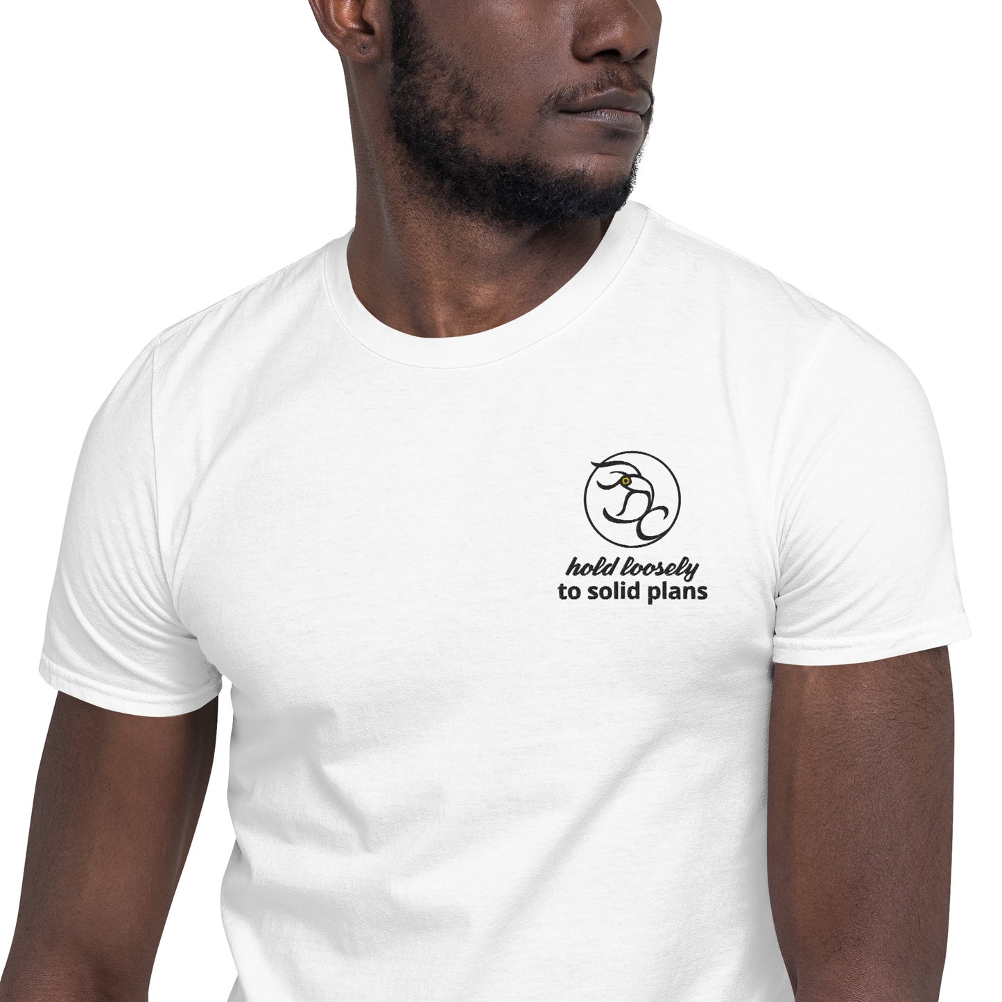 segure-se livremente em planos sólidos - Camiseta unissex de manga curta