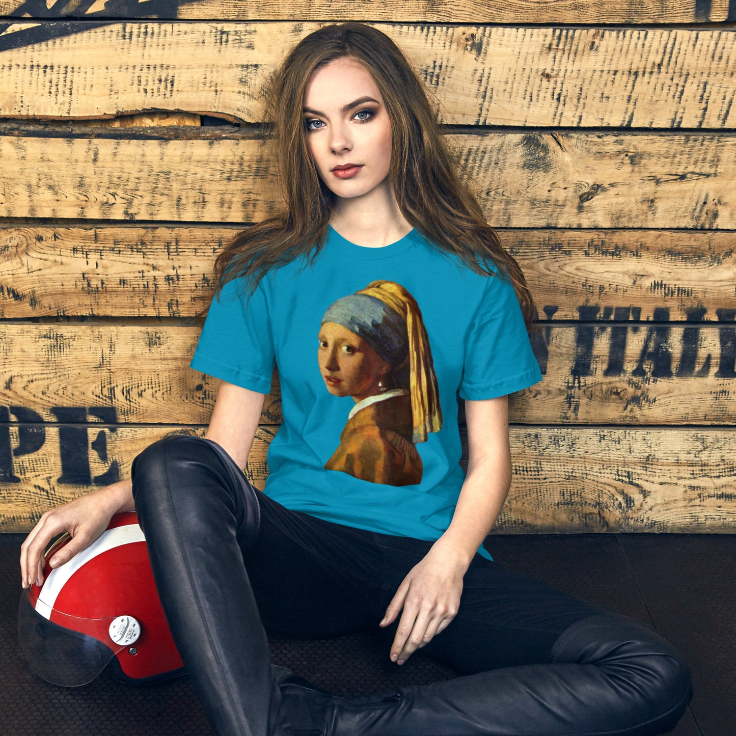 Vermeer - Girl with a pearl earring - Unisex t-shirt