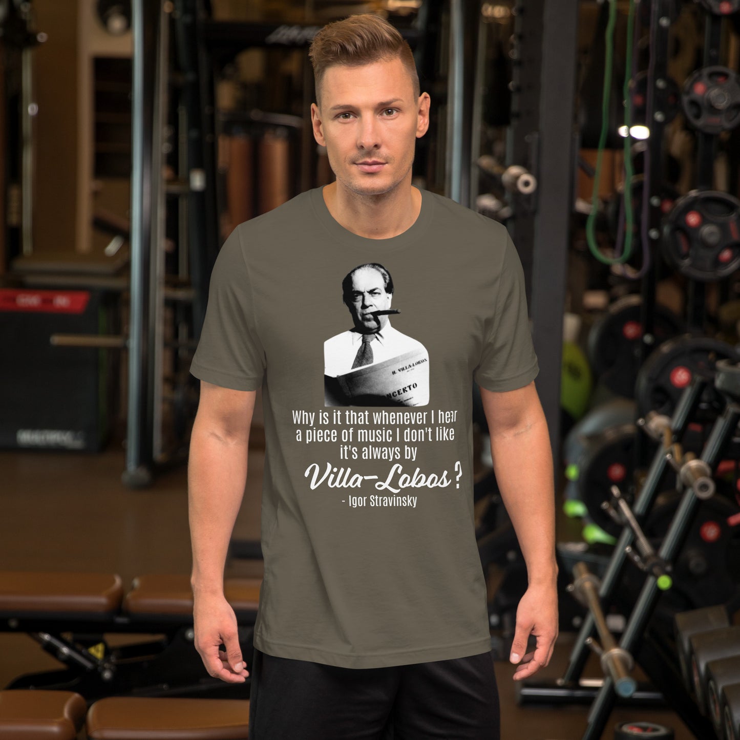 Villa-Lobos Stravinsky - Camiseta unisex