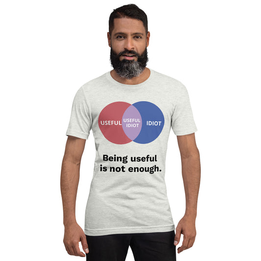 Idiota útil - Camiseta unisex (colores claros)