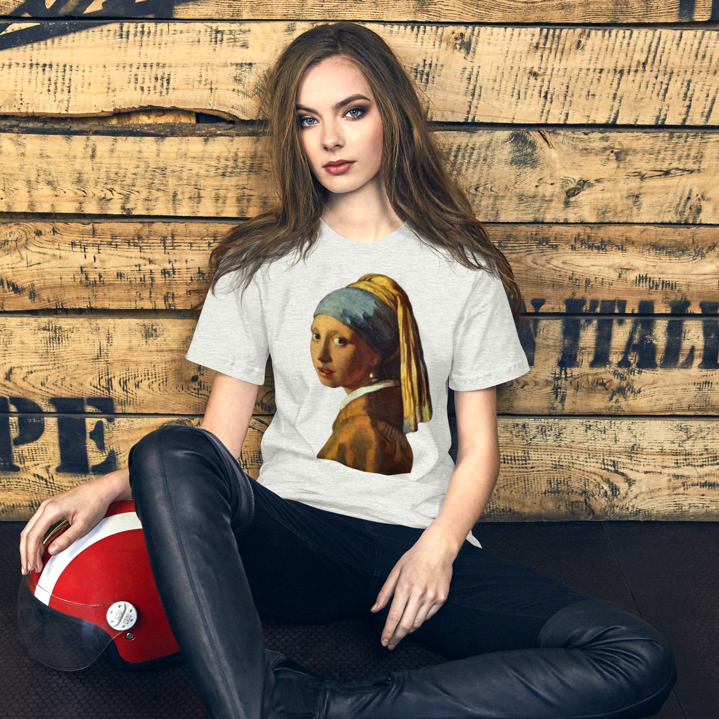 Vermeer - Girl with a pearl earring - Unisex t-shirt