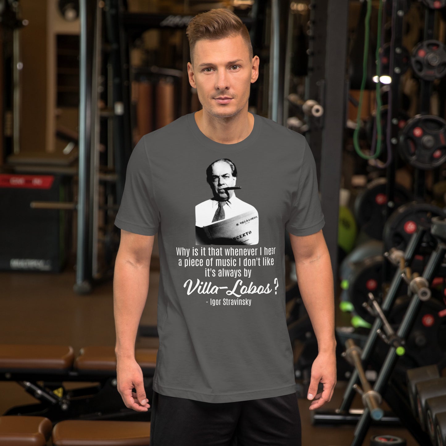 Villa-Lobos Stravinsky - Camiseta unisex