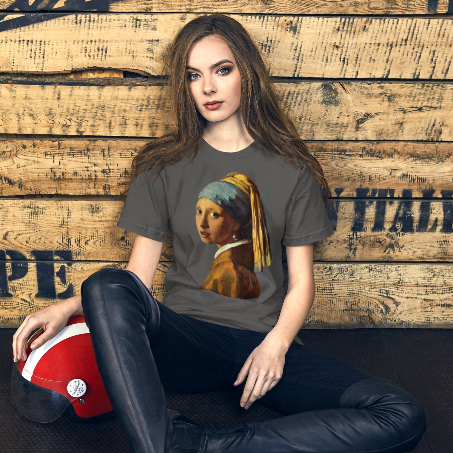 Vermeer - Girl with a pearl earring - Unisex t-shirt