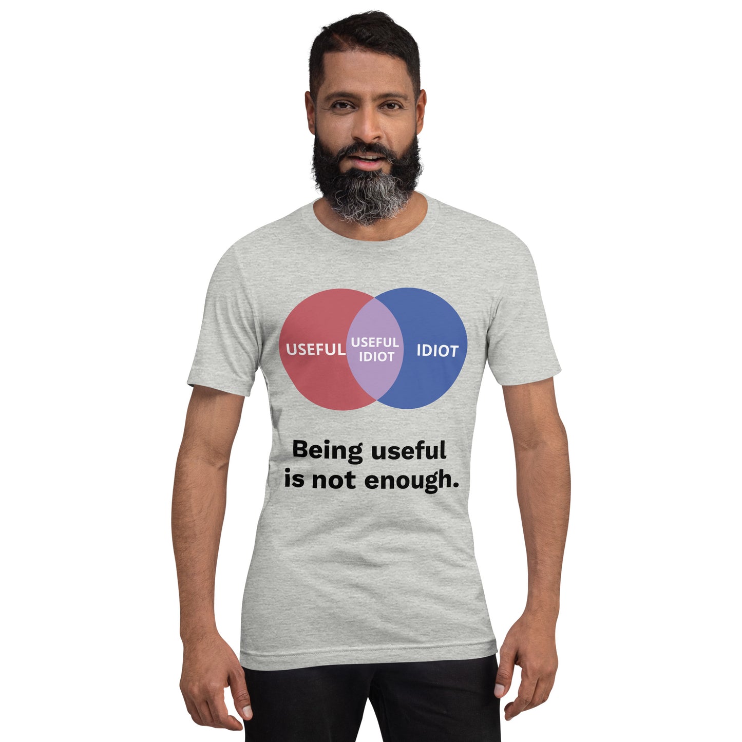 Idiota útil - Camiseta unisex (colores claros)