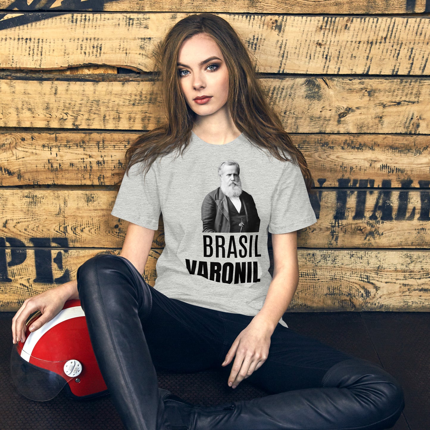 Brasil Varonil - Camiseta unisex