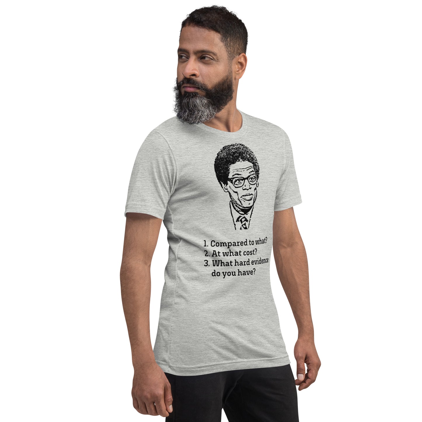 Sowell 3 Questions - Camiseta unissex (cores claras)