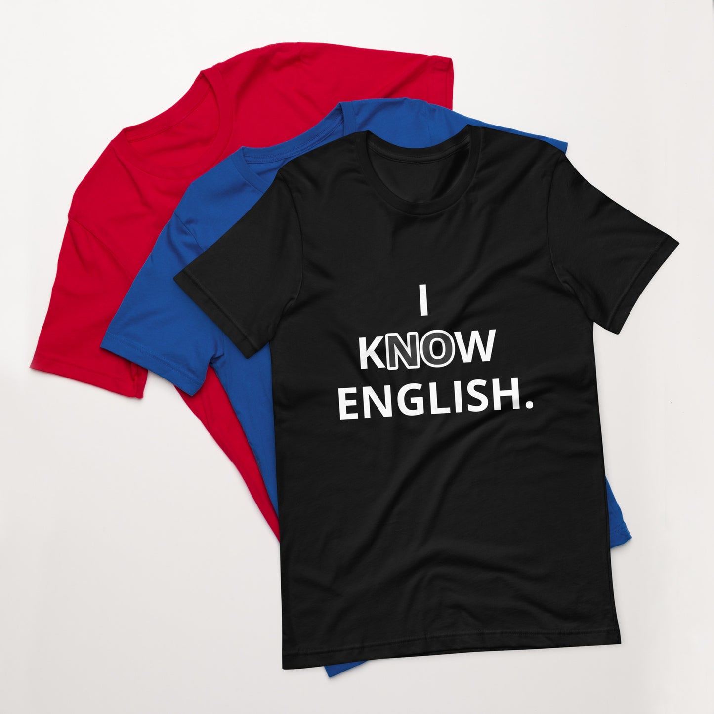 Sé inglés - Camiseta unisex