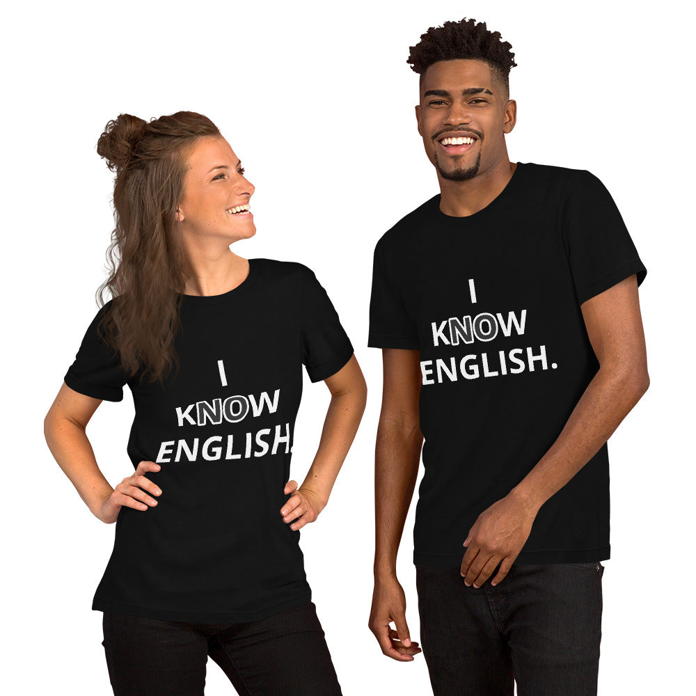 Sé inglés - Camiseta unisex