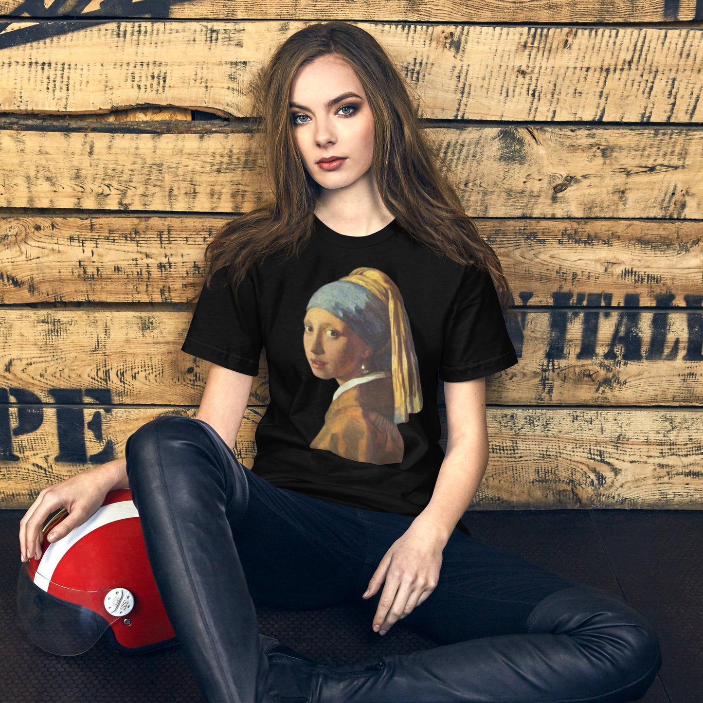 Vermeer - Girl with a pearl earring - Unisex t-shirt