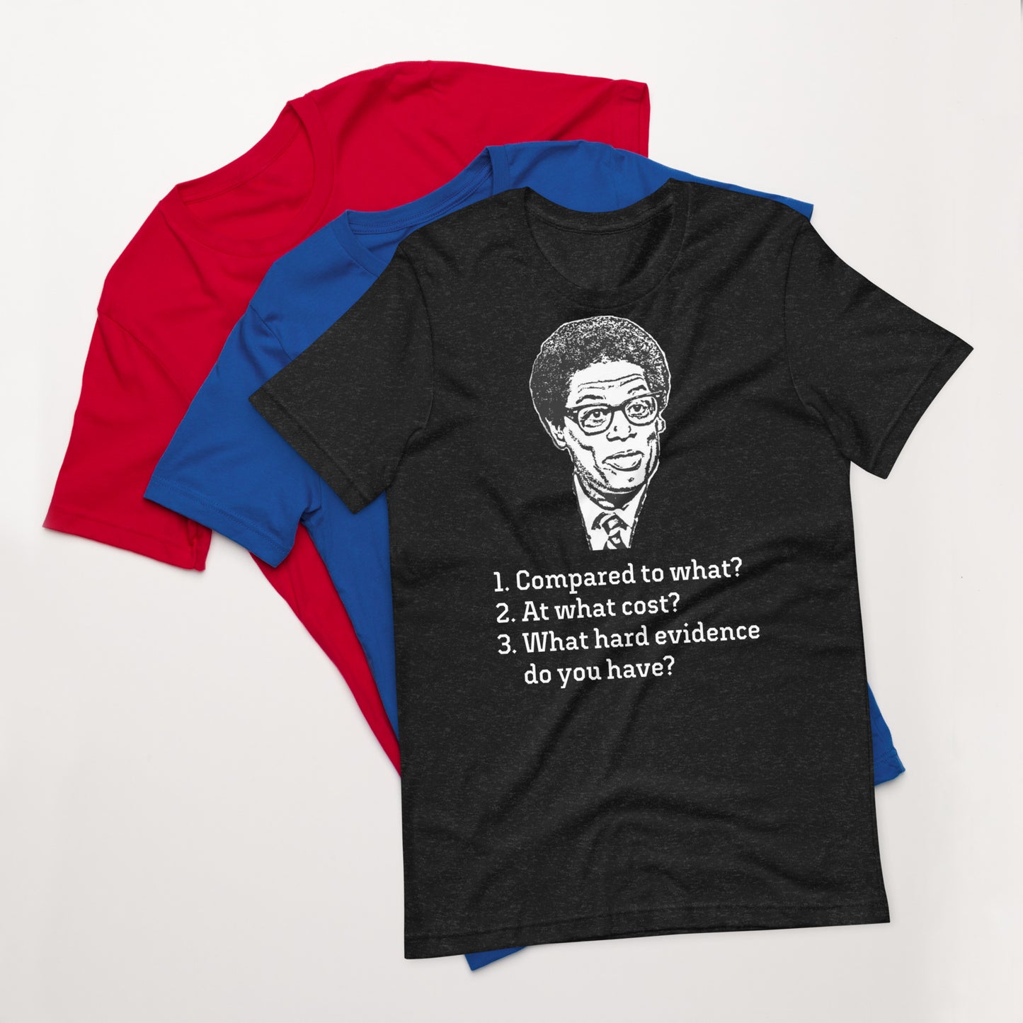 Sowell 3 Perguntas - Camiseta unissex