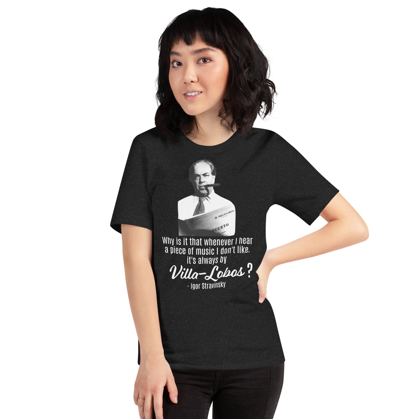 Villa-Lobos Stravinsky - Camiseta unisex