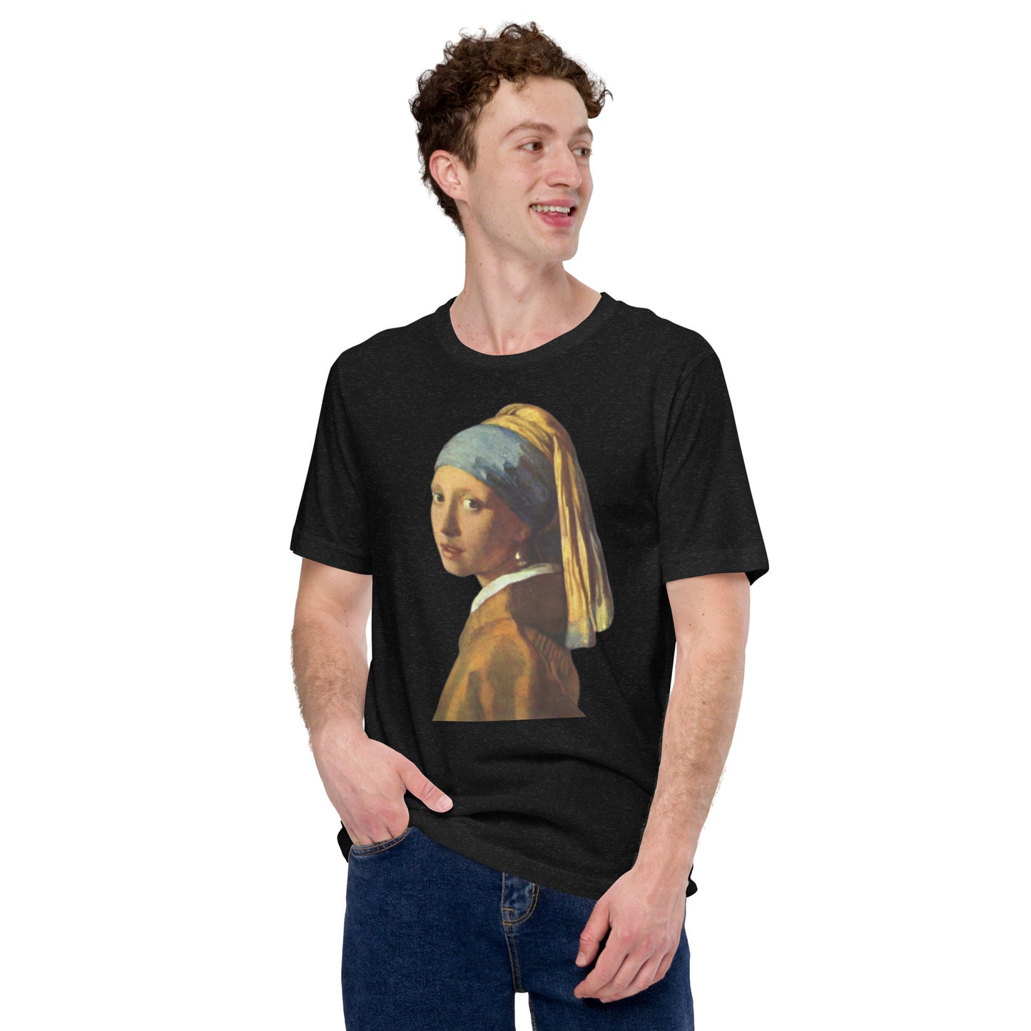 Vermeer - Girl with a pearl earring - Unisex t-shirt