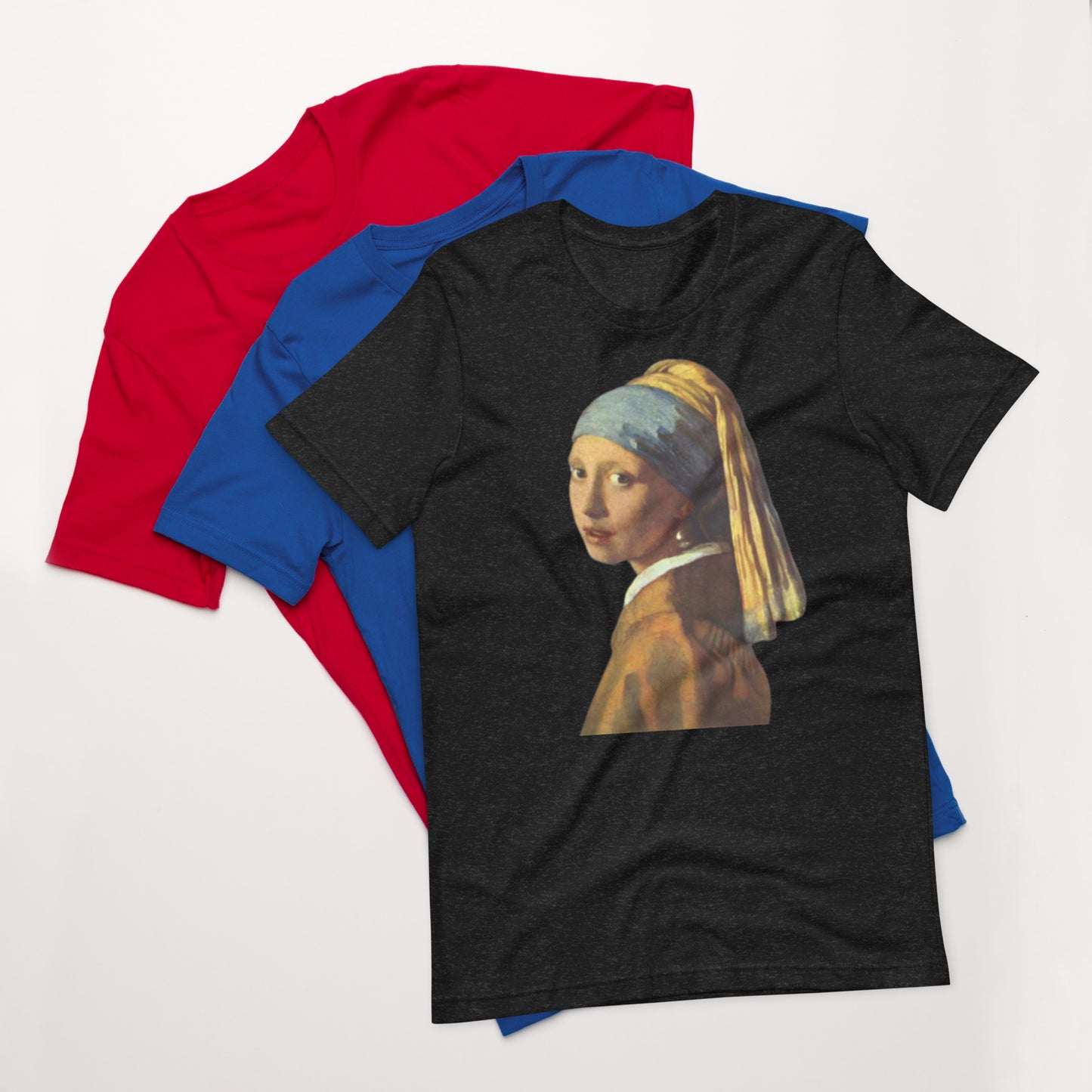 Vermeer - Girl with a pearl earring - Unisex t-shirt