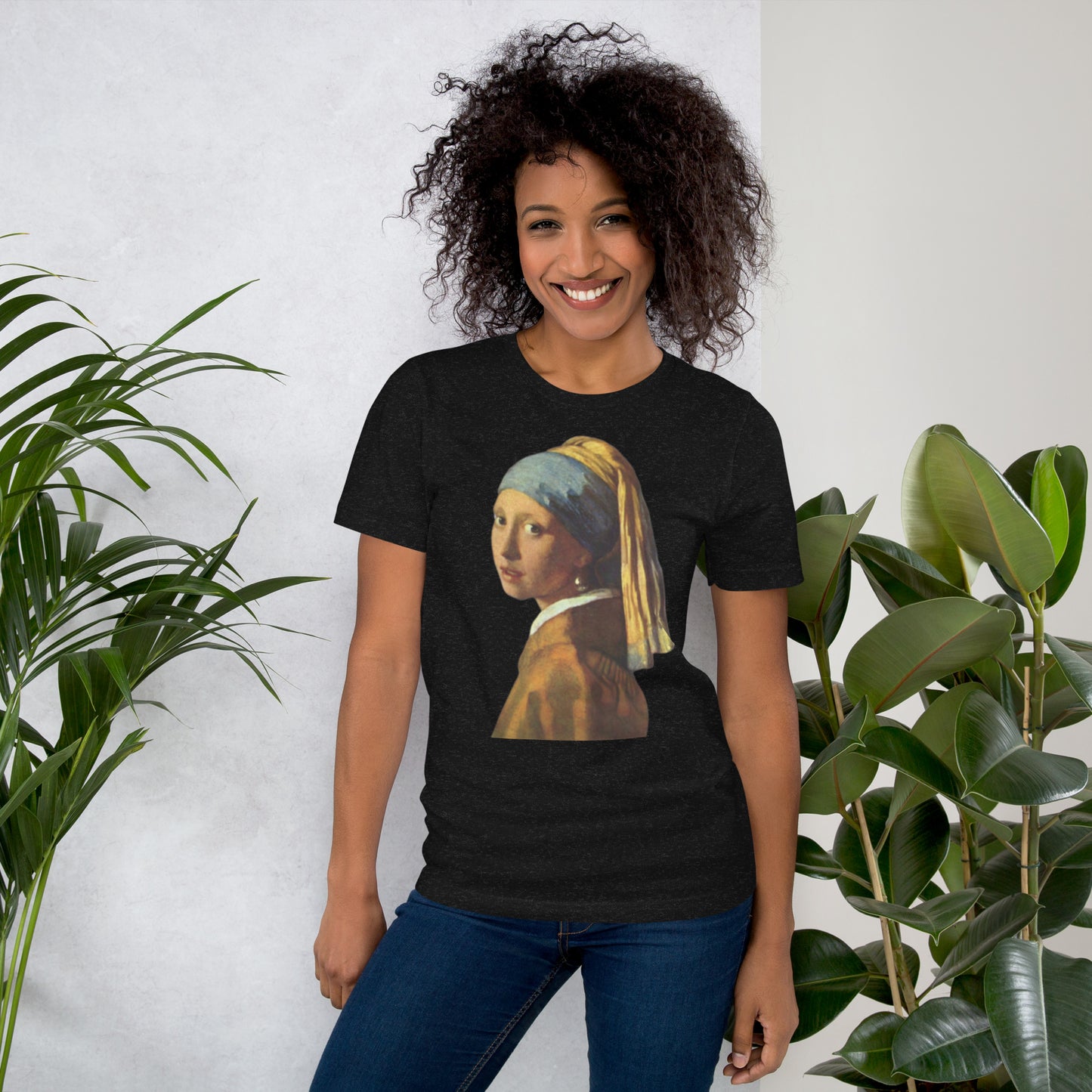 Vermeer - Girl with a pearl earring - Unisex t-shirt