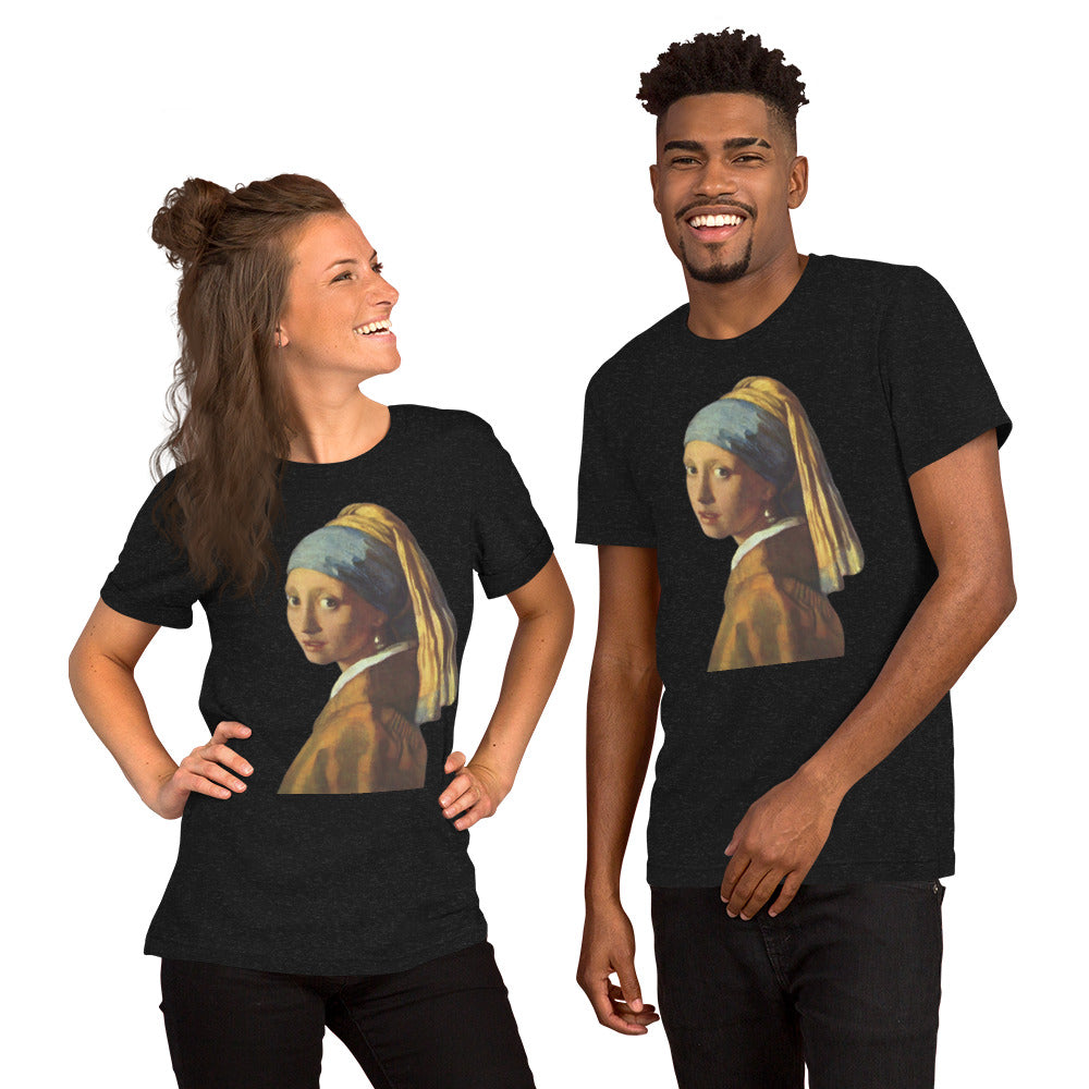 Vermeer - Girl with a pearl earring - Unisex t-shirt