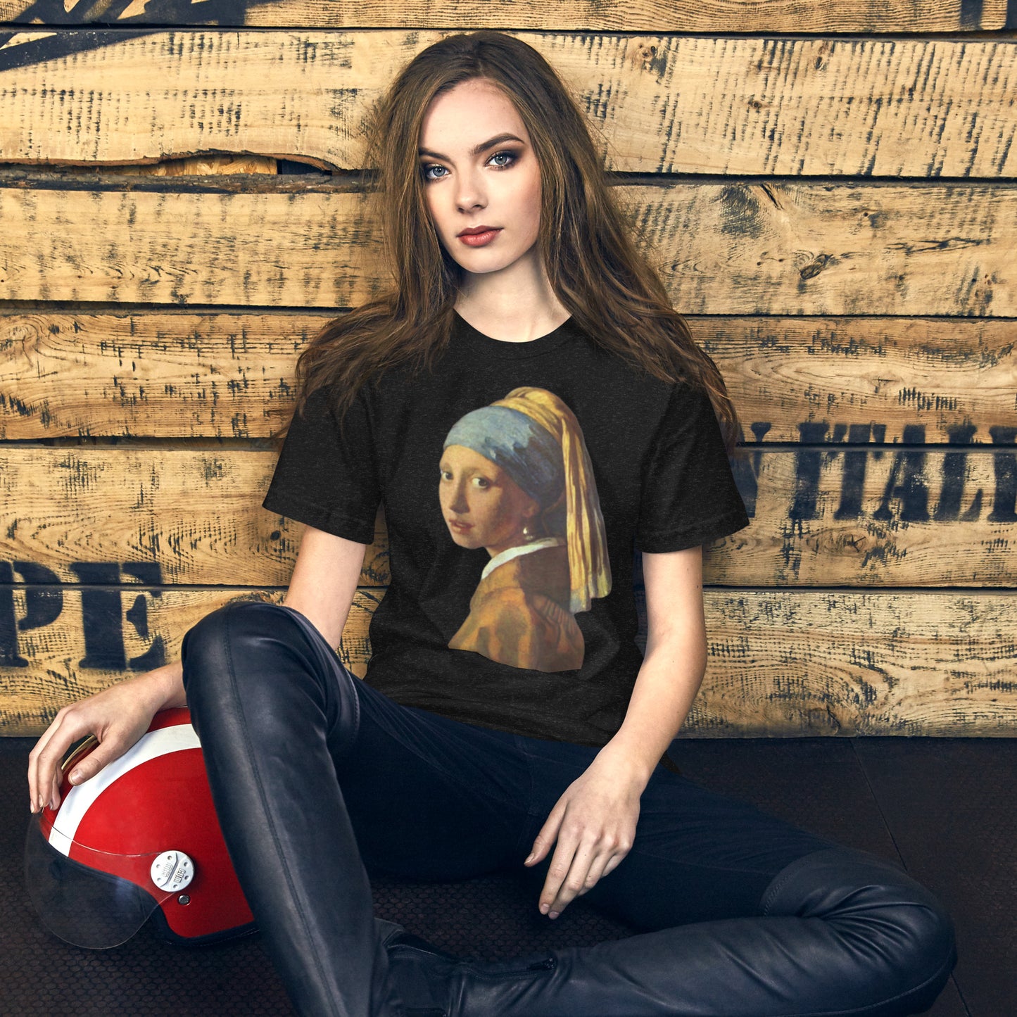 Vermeer - Girl with a pearl earring - Unisex t-shirt