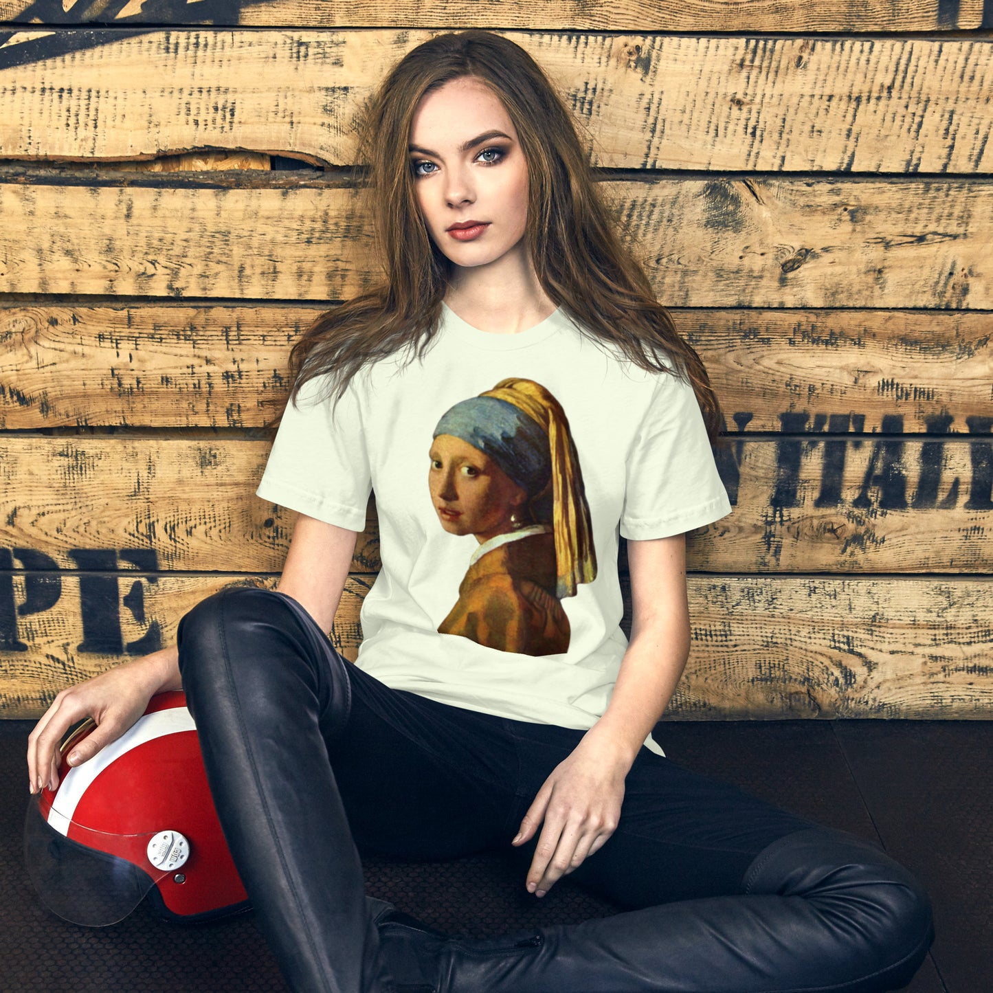 Vermeer - Girl with a pearl earring - Unisex t-shirt